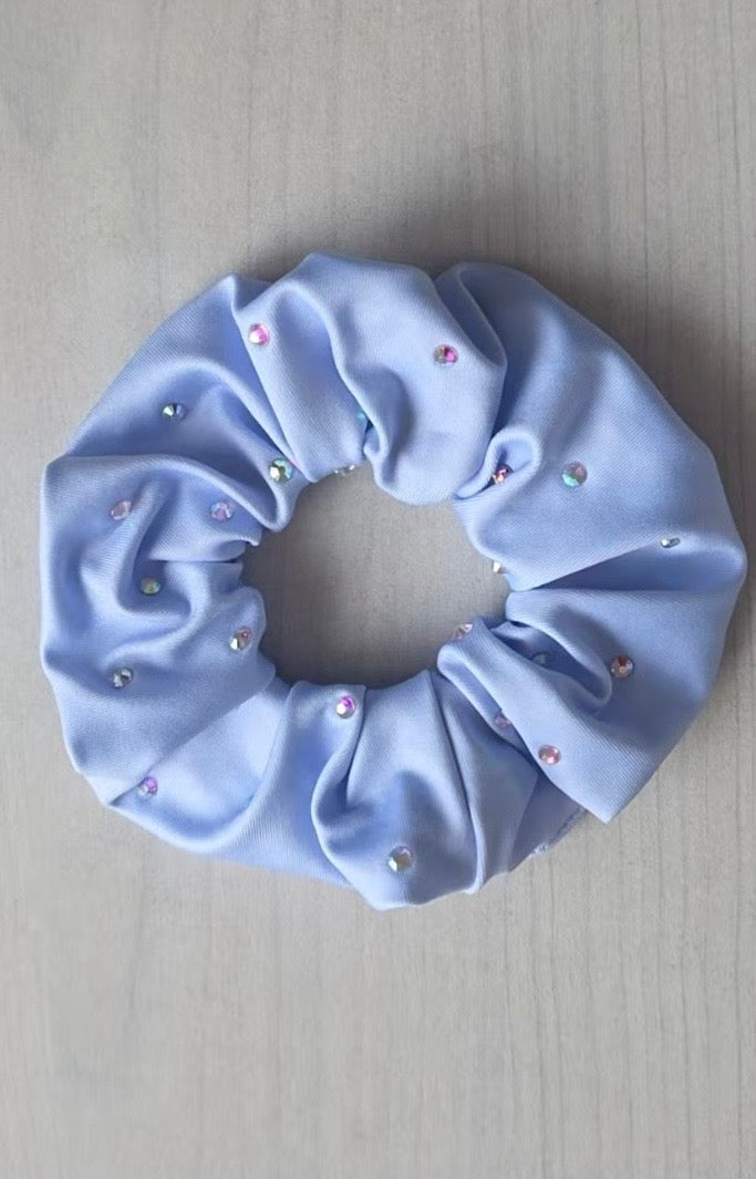Bluebell diamanté scrunchie