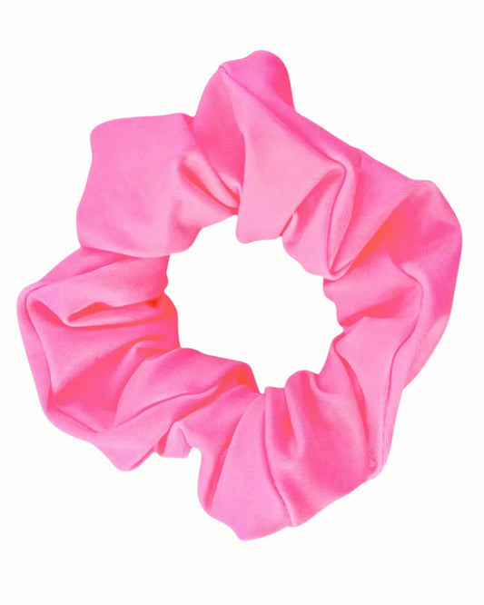 Neon Reign Pink Scrunchie