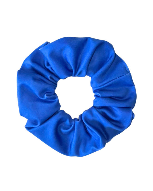 Neon Reign Blue Scrunchie