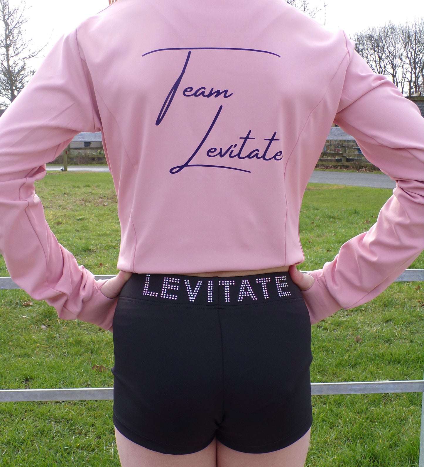 Diamanté Logo Shorts